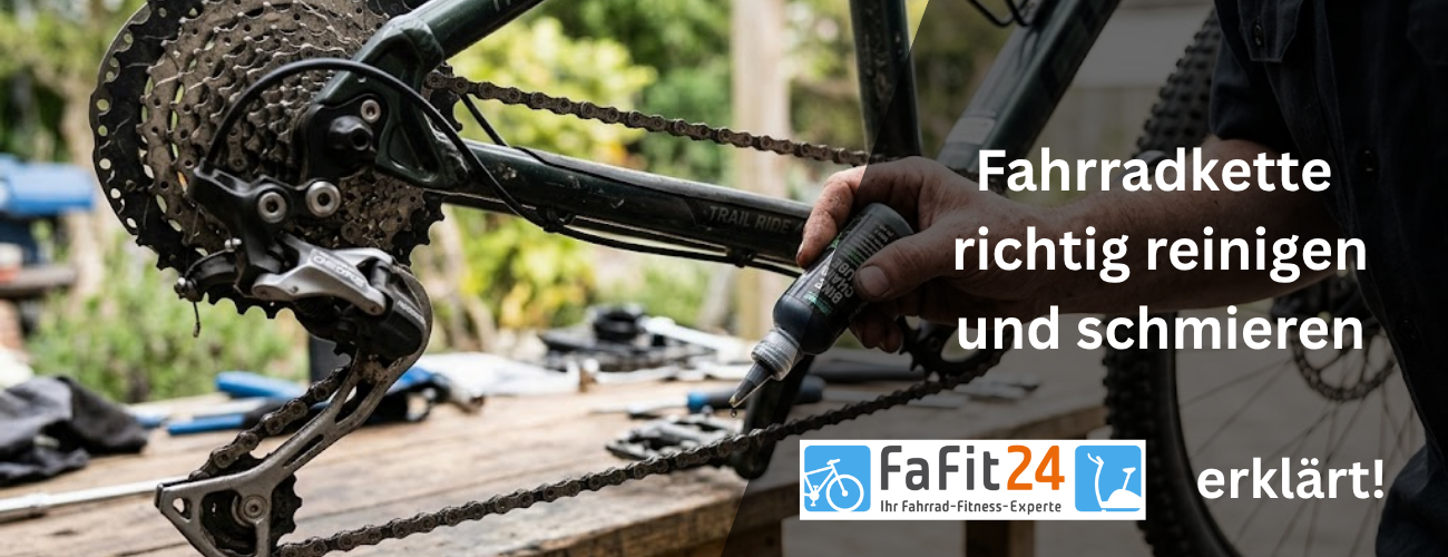 Fahrradkette richtig reinigen und schmieren