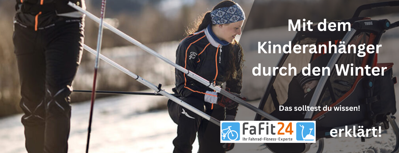 Mit dem Kinderanhänger durch den Winter: Das solltest du wissen