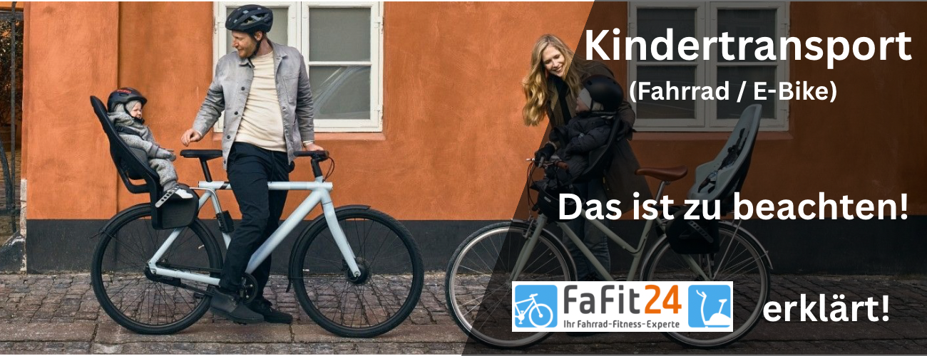 Kinder auf dem Fahrrad / E-Bike mitnehmen – Das solltest du wissen!