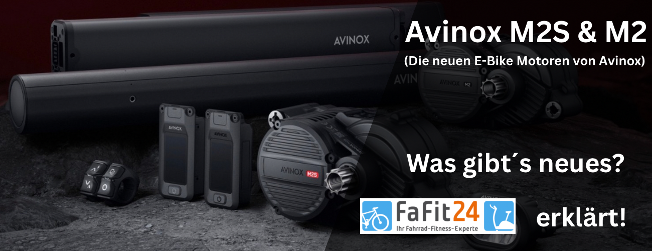 E-Bike Neuerungen von Avinox: Motoren M2S & M2 – E-Bike Akkus RS800 / RS600