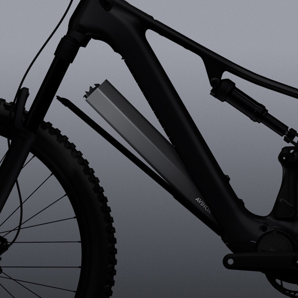 Entnehmbarer E-Bike Akku für die Cube E-Bikes mit Avinox eBike Motor. Der Avinox 800Wh removable