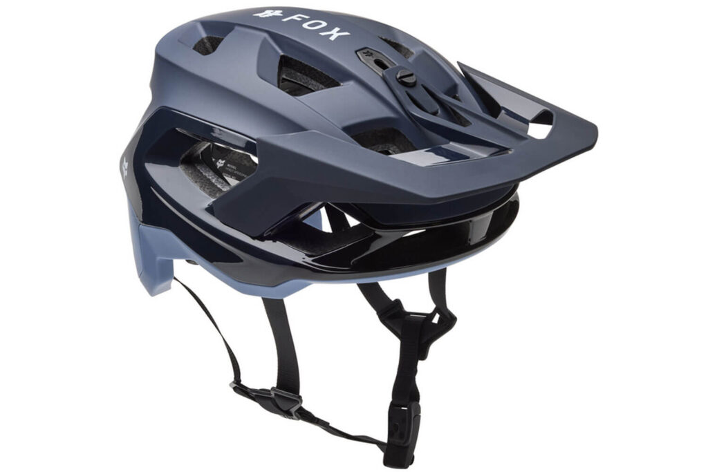 Mountainbike Fahrradhelme. Für den besten Schutz am Fahrrad / E-Bike. 
Im Bild sieht man einen blauen MTB Helm.