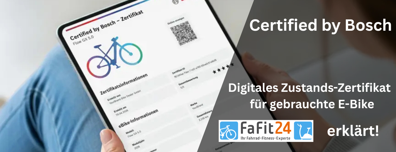 Certified by Bosch | Digitales Zustand-Zertifikat für gebrauchte E-Bikes