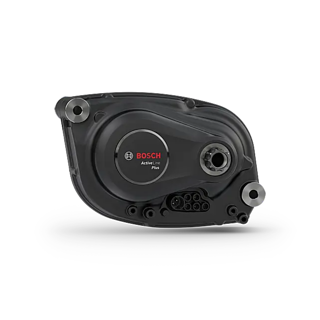 Bosch E-Bike Motor. Im Bild sieht man den Bosch Active Line Plus E-Bike Motor