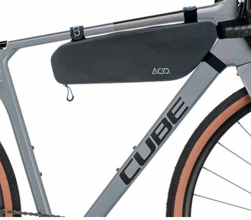 Leichte Fahrrad-Rahmentasche für Werkzeug, Energieriegel und persönliche Gegenstände auf langen Fahrten