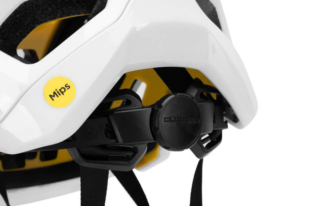 Fahrradhelm mit MIPS-System und verstellbarem Anpassungsrad am Hinterkopf für eine individuelle Größenanpassung und sicheren Sitz ohne Verrutschen