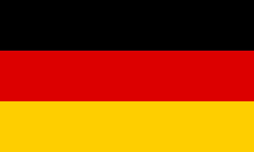 Deutschland Flagge
Warntafel am Auto Fahrradträger in Deutschland