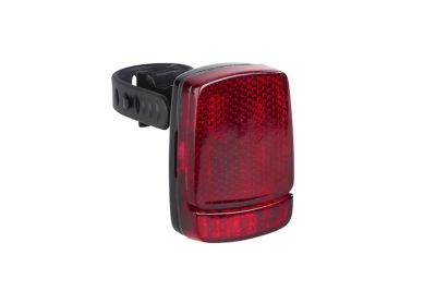 Rotes Rücklicht und roter Reflektor