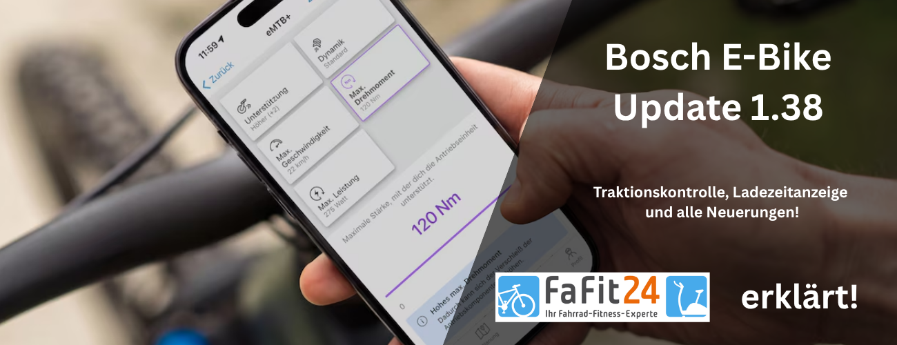 Bosch E-Bike Update 1.38 | Traktionskontrolle & Ladezeitanzeige